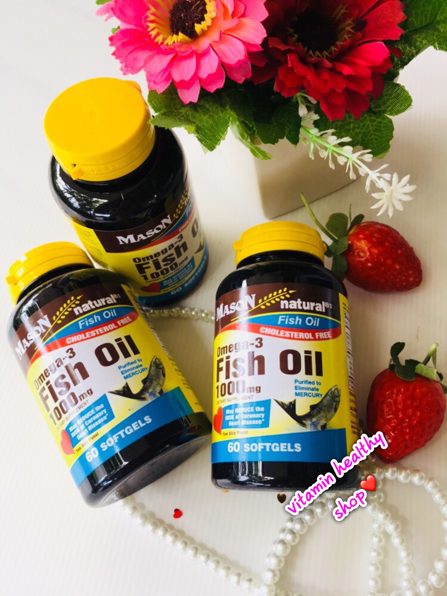 Mason fish oil 1,000 mg 60 softgel