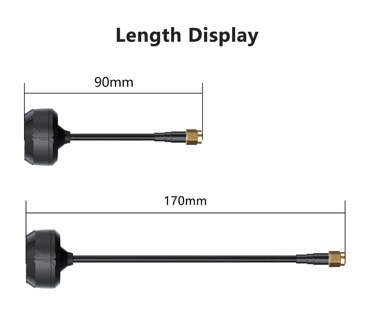 GEPRC Momoda2 Big เสาอากาศ 4.9G–6G | RHCP LHCP | กำลังขยาย 2.5dBi | VSWR ต่ำ | หัว SMA อุปกรณ์โดรน Drone