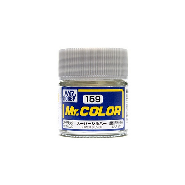 Mr.Color C159 Super Silver Metallic Gloss (10ml) Mr. Hobby 4973028635782