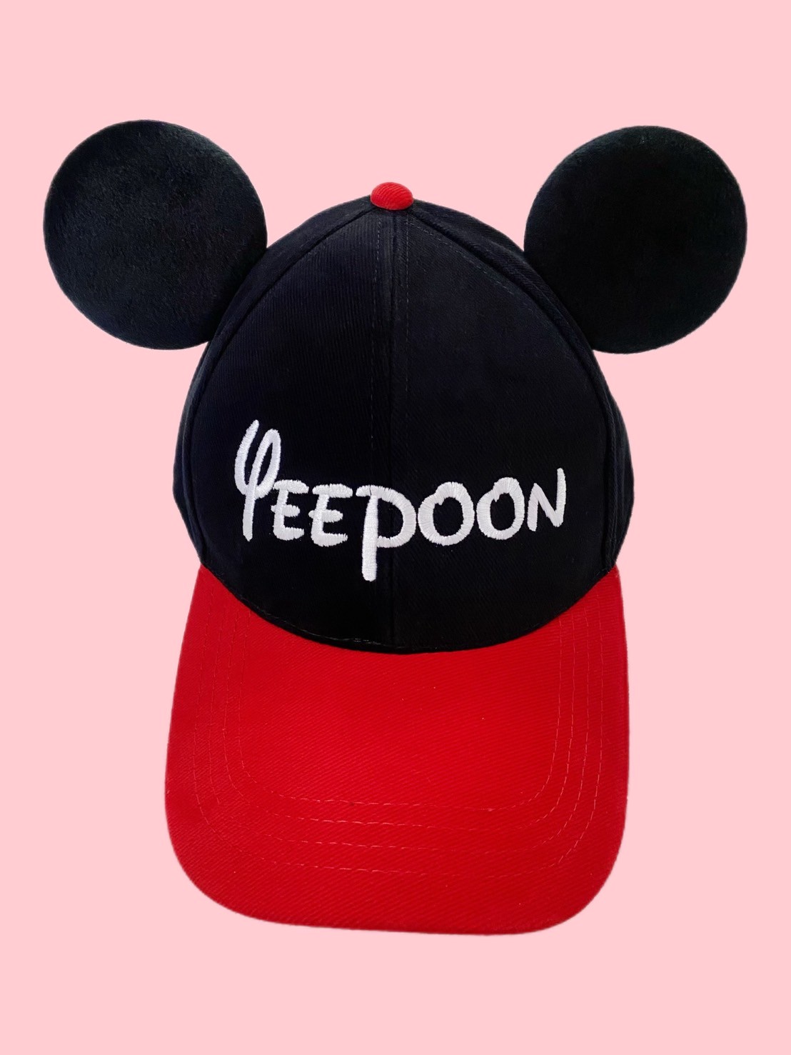 หมวกแก๊ปมิกกี้เมาส์ปักชื่อ หมวกMickeymouse