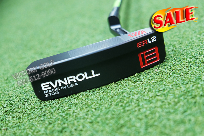 พัตเตอร์ EVNROLL ER1.2 BLACK (ปี 2020) (33" 34" 35")
