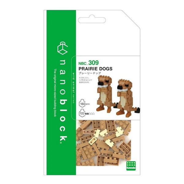 Kawada nanoblock NBC_309 Prairie Dogs 4972825216712 (นาโนบล็อค)
