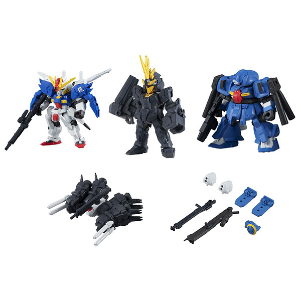 Bandai (ครบ Set 5 ลูก) Gashapon Gundam Mobile Suit Ensemble 13 4549660455813 (Gashapon)
