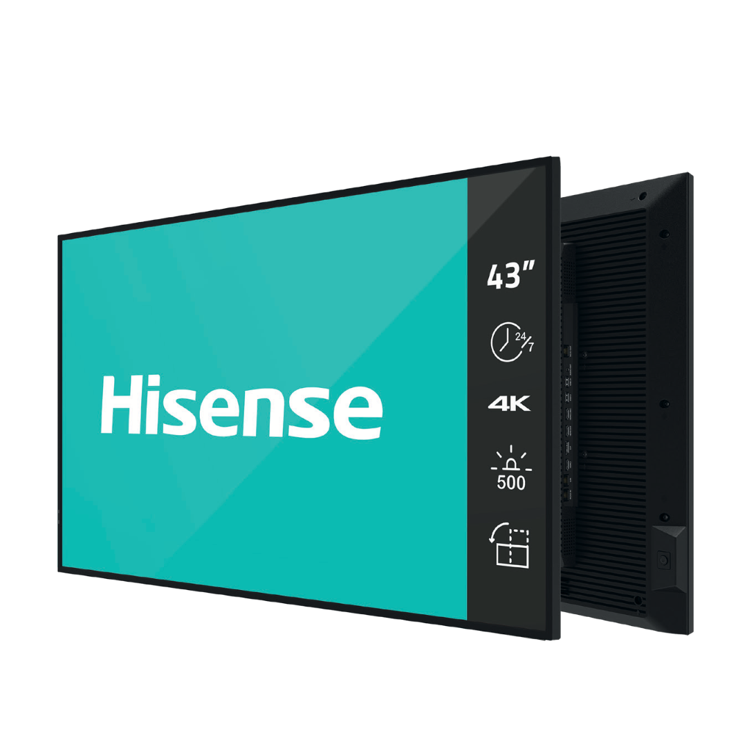 Hisense 43DM66D: จอแสดงผล Digital Signage ขนาด 43 นิ้ว 4K UHD IPS สำหรับการใช้งาน 24/7