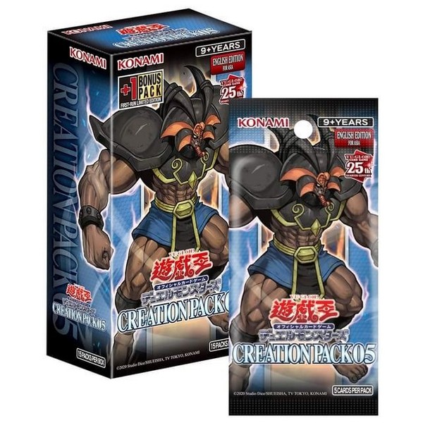 Konami Yu-Gi-Oh! Asia English - Creation Pack 05 (CR05-AE) แบบกล่อง (15 ซอง) 4988602177572 (การ์ดยูกิ)