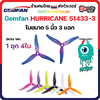 5-G12 Gemfan 51433 Hurricane Durable 3 Blade (5.1x4.33x3) 5Inch Prop 1ชุด 4ใบ ใบพัด fpv racing drone freestyle เหนียว โดรนซิ่ง