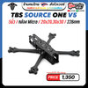 [1] TBS SOURCE ONE V5 5INCH FRAME Cam 19x19 FC ESC Stack Mounting 30.5 × 30.5mm & 20 x 20 Weight 123g อุปกรณ์โดรน Drone