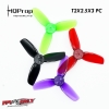 2-H2 HQprop T2X2.5X3 1.5mm Shaft Micro Whoop Prop 1 ชุด 4ใบ อุปกรณ์โดรน Drone