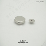 หมุดขันน็อต 1.4 cm สีเงิน Silver /2ตัว