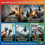 ไฟฟ้าลัดวงจรจากปลั๊กเก่า ป้องกันไฟไหม้บ้านอย่างไร