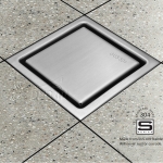 ตะแกรงกันกลิ่น รุ่น S-Series 10 x 10ซม. สแตนเลส 304 เลือกอุปกรณ์กันกลิ่นได้