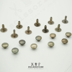 หมุดย้ำ 7MM สีเหลืองดำ1หน้า/20ตัว