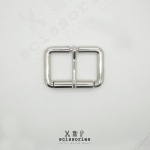 เข็มขัด ลูกกลิ้ง 1.5 นิ้ว สีเงิน Silver/2ตัว