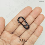 ตัวเกี่ยวฐานกลม สีดำด้าน 2 ตัว โลหะ