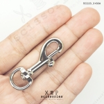 คอหมาเกี่ยวฐานห่วง สีเงิน2ตัว