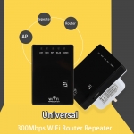 EU Plug 300 Mbps Mini Wireless-N WiFi Router Repeater Range Extender Bridge Access Point wi fi Range roteador Extender
