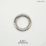 ห่วงกลม สีเงิน/2ตัว ขนาด 1.7 cm.