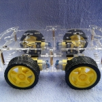 NEW 4WD Robot Smart Car Chassis Kits car with Speed Encoder for Arduino M26