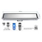 ตะแกรงกันกลิ่น รุ่น S-Series 40 x 10ซม. สแตนเลส 304 เลือกอุปกรณ์กันกลิ่นได้