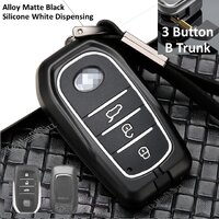 สีดำด้าน ปุ่มสีขาว B Trunk (Alloy Black Matte/ 3 Button White Dispensing)