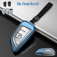 สีน้ำเงิน (Blue Chrome) Bracelet Key Chain