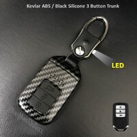 Kevlar 3 ปุ่ม Trunk LED Key Chain