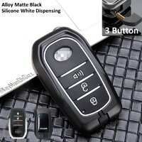 สีดำด้าน ปุ่มสีขาว (Alloy Black Matte/ 3 Button White Dispensing)