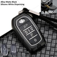 สีดำด้าน ปุ่มสีขาว (Alloy Black Matte/ 5 Button White Dispensing)