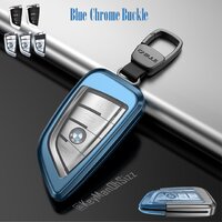 สีน้ำเงิน (Blue Chrome) Buckle Key Chain