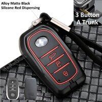สีดำด้าน ปุ่มสีแดง A Trunk (Alloy Black Matte/ 3 Button Red Dispensing)