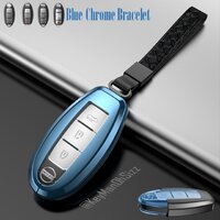 สีน้ำเงิน (Blue Chrome) Bracelet Key Chain