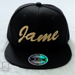 หมวกSnapbackแบบเต็มใบปักชื่อ