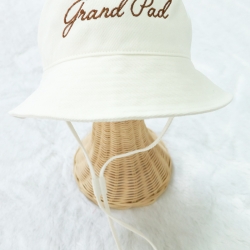 หมวกบักเก็ต(bucket)แบบผูกคางปักชื่อ