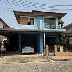 ขายบ้านเดี่ยว 2 ชั้น หมู่บ้านฮาบิเทีย ราชพฤกษ์-345 (รหัสทรัพย์ 202537) ต.บางคูวัด อ.เมืองปทุมธานี จ.ปทุมธานี ซอย41 ขนาด 50 ตรว.