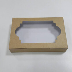 กล่องใส่ทาร์ต 8 ชิ้น กล่องทาร์ตไข่ ทาร์ตบราวนี่ ทาร์ตสับปะรด ทาร์ตสตรอเบอรี่ ทาร์ตบลูเบอรี่ ทาร์ตผลไม้ ทาร์ตเผือก กล่องทาร์ต สีคราฟท์น้ำตาลอ่อน ขนาด 14x26x4 ซม. ราคา 190 บาทต่อแพ็ค (20ใบ)