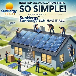 ขั้นตอนการติดตั้งโซล่าเซลล์บนหลังคา ง่ายนิดเดียว! Sunnergytech.com บอกหมด