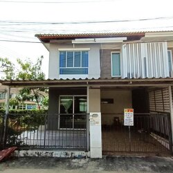 ขายทาวน์เฮ้าส์ 2 ชั้น หมู่บ้านพฤกษาวิลล์44 (รหัสทรัพย์202135) ต.บางเตย อ.สามพราน จ.นครปฐม ขนาด 29.80 ตรว. มี 3 ห้องนอน 2 ห้องน้ำ 1 ห้องครัว แอร์ 1 เครื่อง ต่อเติมหลังคาโรงรถ