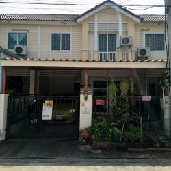 ขายทาวน์เฮ้าส์ 2 ชั้น มบ.พฤกษาวิลล์ 40 ต.หลักหก อ.เมือง ปทุมธานี 19 ตรว. รหัส T53