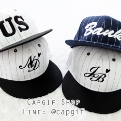 หมวกฮิปฮอปเบสบอลปักชื่อ