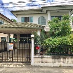 ขายบ้านเดี่ยว 2 ชั้น ขนาด 53.50 ตร.ว พื้นที่ใช้สอย 180 ตรม. หมู่บ้านนัยนา พุทธมณฑลสาย2 รหัส H41