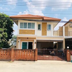 ขายบ้านแฝด 2 ชั้น มบ.เติมรัก 3 ถ. บ้านกล้วย-ไทรน้อย นนทบุรี ใกล้ รถไฟฟ้าสายสีม่วง 40.2 ตรว. 3 นอน 2 น้ำ รหัส H51