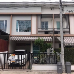 ขายทาวน์โฮม 2 ชั้น มบ.พลีโน่ ปิ่นเกล้า-ราชพฤกษ์ ต.บางขนุน บางกรวย นนทบุรี 19.40 ตรว. รหัส T49