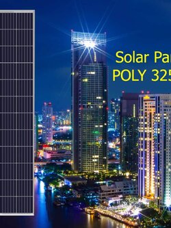 แผงโซล่าเซลล์โพลี 325W