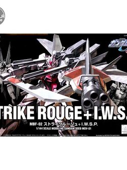 Bandai HG Strike Rouge + IWSP 4543112249180 4573102591425 (Plastic Model)