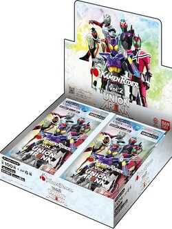 Bandai Union Arena Booster Box EX12BT Kamen Rider Vol.2 แบบกล่อง (16 ซอง) 4582769912696 (การ์ด)