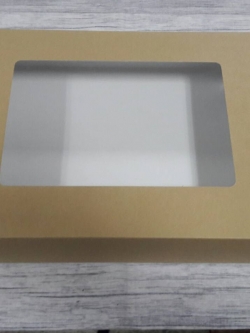 กล่องของขวัญ กล่องของที่ระลึก กล่องอเนกประสงค์ กล่องของใช้ กล่องใส่ผ้าขนหนู กล่องแบบฝาหัวท้าย ขนาด 24 x 36 x 6 ซม.สีคราฟท์น้ำตาลอ่อน ราคา 520 บาทต่อแพ็ค(20 ใบ)