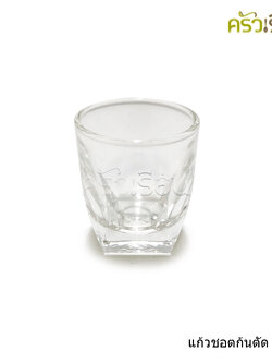 LUCKY GLASS แก้วชอต ก้นตัด 1.5 oz. (45 ml.) Groove Shot Glass LG-440902 (409) TD 4.8 x BD 2.8 x H 5.5 cm.