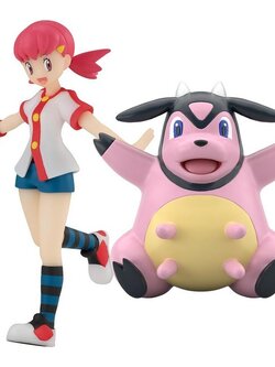 Bandai Pokemon Scale World Johto Region Akane & Miltank 4570117917912 (Figure)