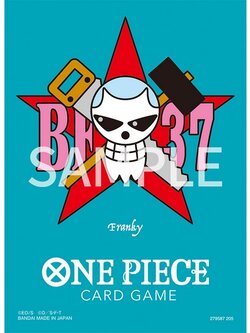 Bandai One Piece Card Game Sleeves Limited Premium Matte Vol.3 Franky 4582769843556 (การ์ดวันพีช)