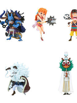Banpresto (ครบ Set 5 กล่อง) WCF One Piece World Collectable Figure - Wanokuni Onigashima 8 4983164881929 (Figure)